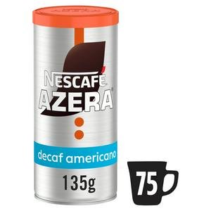 Nescafé Azera Decaf Americano Instant Coffee with Finely Ground Beans 135g