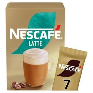 Nescafe Latte Instant Coffee Sachets x7 126g