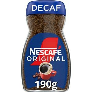 Nescafe Original Decaf Instant Coffee 190g