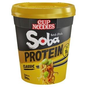 Nissin Soba Protein Classic Instant Wok Style Noodles Pot 92g