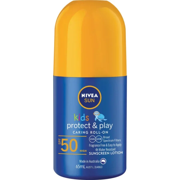 Nivea SPF 50 Sun Kids Protect & Play Roll On Sunscreen Nivea SPF 50 Sun Kids Protect & Play Roll On Sunscreen