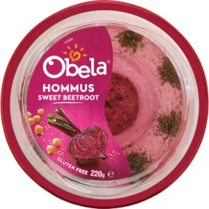 Obela Hommus Dip With Beetroot