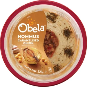 Obela Hommus Dip With Caramelised Onion