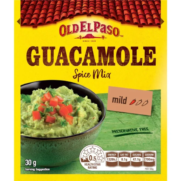 Old El Paso Guacamole Spice Mix Spice Mix