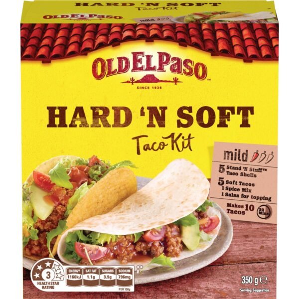 Old El Paso Hard 'N Soft Taco Kit Mexican Style