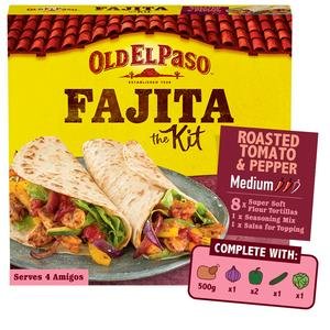 Old El Paso Mexican Roasted Tomato & Pepper Fajita Kit 500g