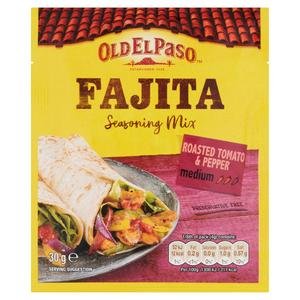 Old El Paso Mexican Roasted Tomato & Pepper Fajitas Spice Mix 30g