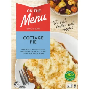 On The Menu Cottage Pie Pie Frozen Meal