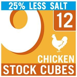 Oxo Reduced Salt Chicken Stock Cubes x12 71g