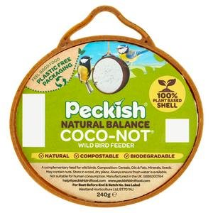 Peckish Natural Balance Coco Not Wild Bird Feeder 240g