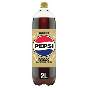 Pepsi Max No Caffeine No Sugar Cola Bottle 2L