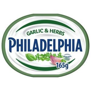 Philadelphia Garlic & Herbs Soft Cream Cheese 165g