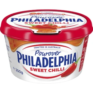 Philadelphia Sweet Chilli Cream Cheese Pourover Tub