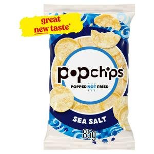 Popchips Sea Salt Sharing Crisps 85g