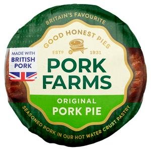 Pork Farms Individual Pork Pie 140g Pork Farms Individual Pork Pie 140g