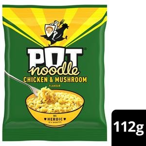 Pot Noodle 112g Chicken & Mushroom Instant Block Noodles