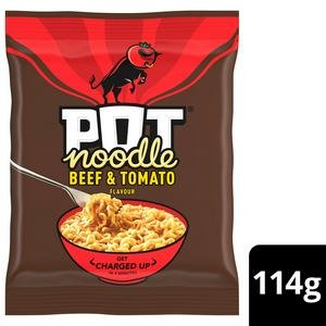 Pot Noodle 114g Beef & Tomato Instant Block Noodles