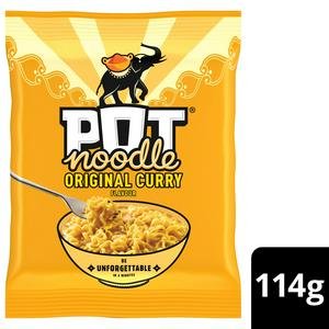 Pot Noodle 114g Original Curry Instant Block Noodles