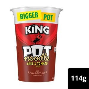 Pot Noodle King Pot Beef & Tomato 114g