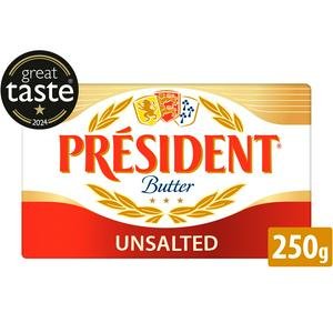 Président 250g Unsalted French Block Butter