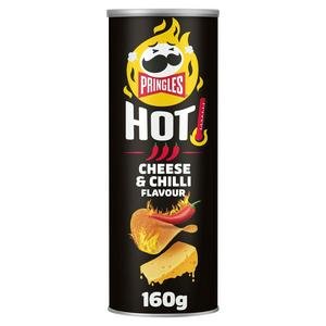 Pringles Hot Flamin' Cheese Sharing Crisps 160g