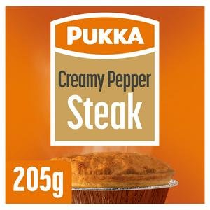 Pukka 205g Creamy Pepper Steak Pie