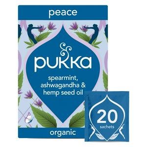 Pukka Organic Peace Tea With Chamomile Home Compostable Herbal Tea Bags x20