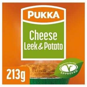 Pukka Pies Veggie Leek & Potato Pie 213g