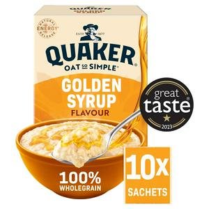 Quaker Oat So Simple Golden Syrup Porridge Sachets 10x36g