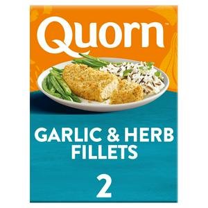 Quorn Garlic & Herb Fillets x2 200g