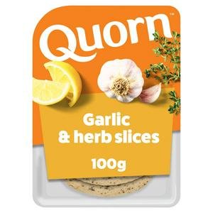 Quorn Garlic & Herb Slices 100g