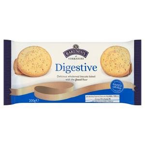 Rakusen's of Yorkshire 200g Digestive Wholemeal Biscuits