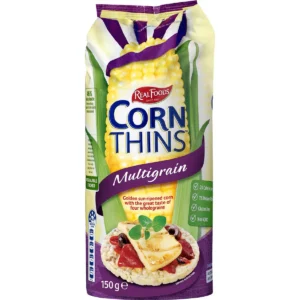 Real Foods Corn Thins Multigrain