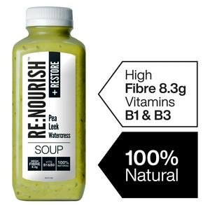 Renourish + Restore Pea, Leek & Watercress Soup