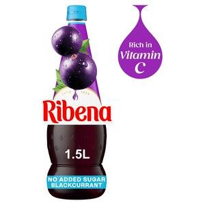 Ribena Blackcurrant Squash No Added Sugar 1.5L