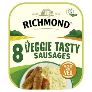 Richmond 8 Veggie Tasty Vegetarian Sausages 304g