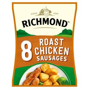 Richmond 8 x Roast Chicken Sausages 410g