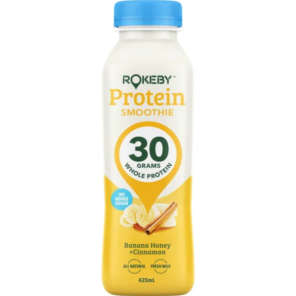 Rokeby Protein Smoothie Banana Honey Cinnamon