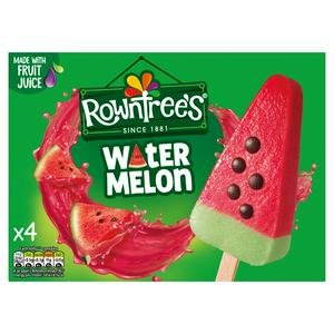 Rowntrees Watermelon Ice Lollies 4x73ml