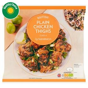 Sainsbury's 1.5kg British Plain Chicken Thighs