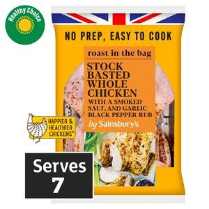 Sainsbury's 1.9kg Stock Basted Whole Chicken