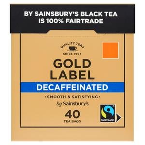 Sainsbury's 125g Gold Label Decaffeinated Tea