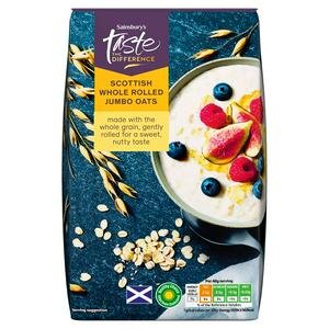 Sainsbury's 1kg Scottish Whole Rolled Jumbo Oats, Taste the Difference