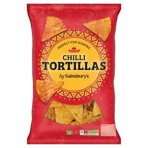Sainsbury's 200g Chilli Tortillas Chips