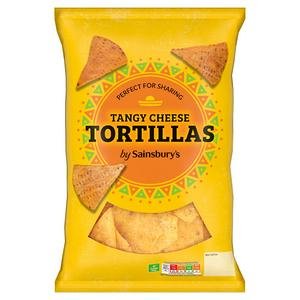 Sainsbury's 200g Tangy Cheese Tortillas Chips