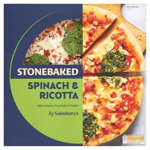 Sainsbury's 290g Spinach & Ricotta Stonebaked Pizza