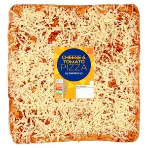 Sainsbury's 583g Cheese & Tomato Pizza Slab