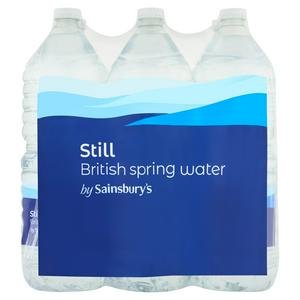 Sainsbury's 6 x 2L British Spring Water