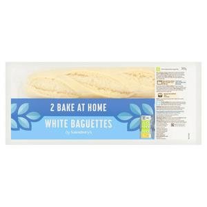 Sainsbury's Bake at Home White Baguettes x2