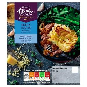 Sainsbury's Beef & Ale Pie, Limited Edition, Taste the Difference 380g